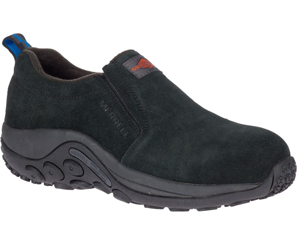 Slip On Senhora - Merrell Jungle Moc Alloy Toe Work - Pretas - ARO791240